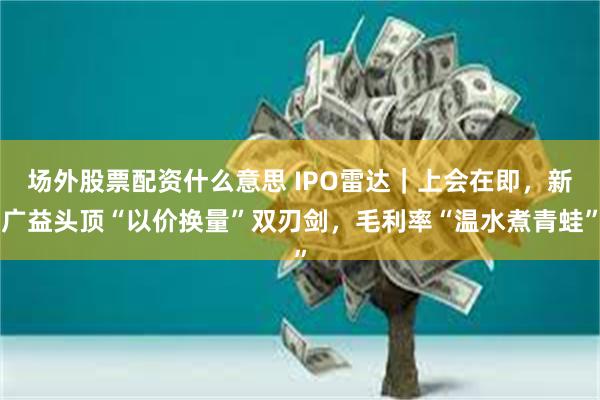 场外股票配资什么意思 IPO雷达｜上会在即，新广益头顶“以价换量”双刃剑，毛利率“温水煮青蛙”