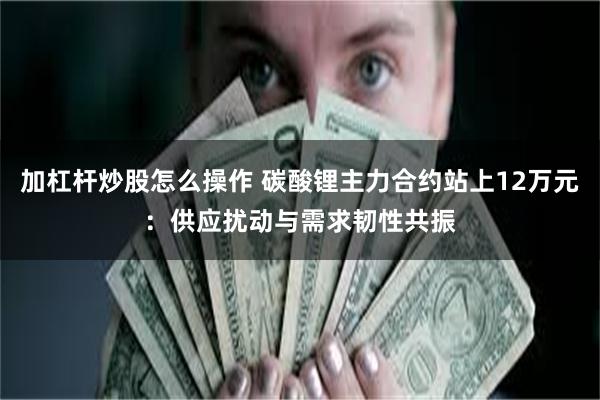 加杠杆炒股怎么操作 碳酸锂主力合约站上12万元：供应扰动与需求韧性共振